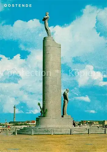 AK / Ansichtskarte Oostende_Ostende Monument des Marins 
