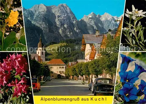 AK / Ansichtskarte Kuchl Ortspartie mit Hohem Goell Kuchl