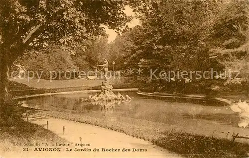 AK / Ansichtskarte Avignon_Vaucluse Le Jardin du Rocher des Doms Avignon Vaucluse