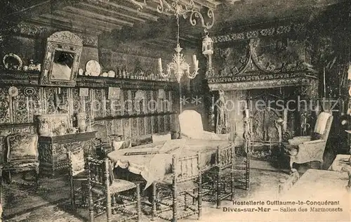 AK / Ansichtskarte Dives sur Mer Hostellerie Guillaume le Conquerant Salles des Marmousets Dives sur Mer