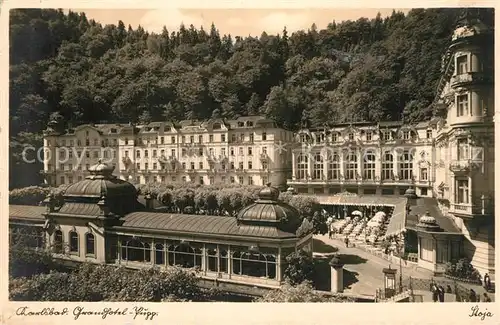 AK / Ansichtskarte Karlsbad_Eger Grandhotel Pupp Karlsbad_Eger