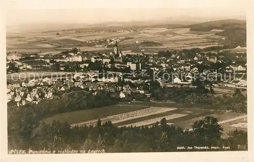 AK / Ansichtskarte Pisek_Tschechien Panorama z rozhledny na Logrech Pisek Tschechien