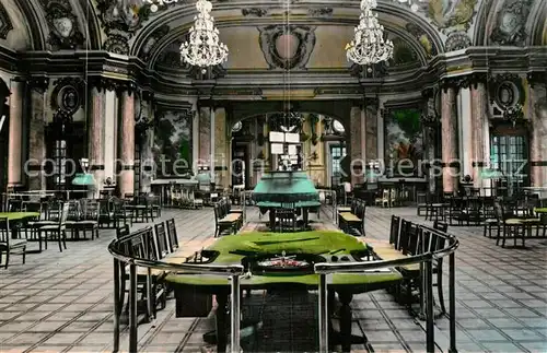 AK / Ansichtskarte Monte Carlo Casino Salle de jeux La Roulette Monte Carlo