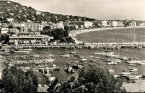 AK / Ansichtskarte Cannes_Alpes Maritimes Le Port le Casino et la Croisette vus du Suquet Cote d Azur Cannes Alpes Maritimes