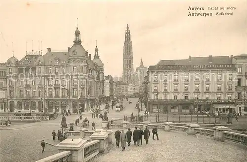 AK / Ansichtskarte Anvers_Antwerpen Canal au sucre Anvers Antwerpen