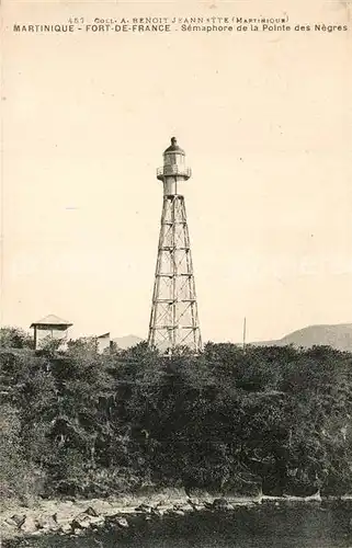 AK / Ansichtskarte Martinique Fort de France Semaphore de la Pointe des Negres Martinique