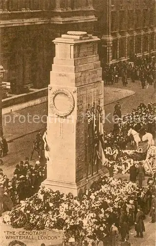 AK / Ansichtskarte London The Cenotaph Whitehall Monument London