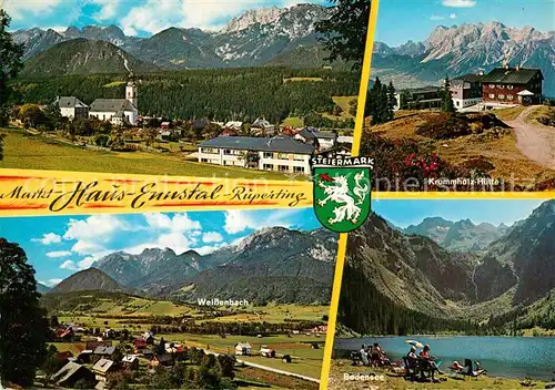 AK / Ansichtskarte Ruperting Sommerfrische Ortsansicht mit Kirche Haus Ennstal Krummholzhuette Bodensee Alpen Weissenbach 