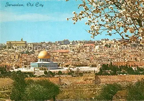 AK / Ansichtskarte Jerusalem_Yerushalayim Panorama Old City Jerusalem_Yerushalayim