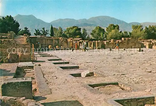 AK / Ansichtskarte Festos_Phaistos Grosser Haupthof des Palastes Antike Staette Ruinen 