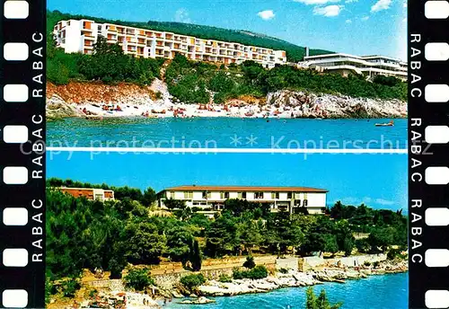 AK / Ansichtskarte Rabac_Kroatien Hotels Ferienanlagen Ansicht vom Meer aus Rabac Kroatien