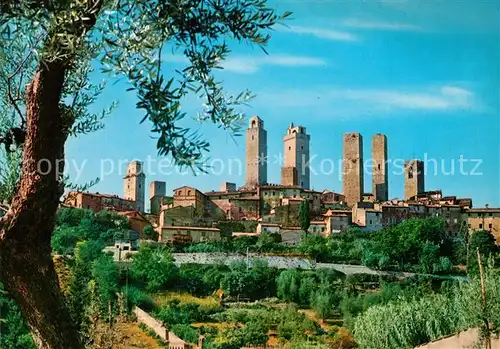 AK / Ansichtskarte San_Gimignano Panorama de la Citta San_Gimignano