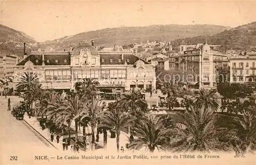 AK / Ansichtskarte Nice_Alpes_Maritimes Casino Municipal et le Jardin Public Nice_Alpes_Maritimes