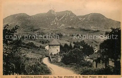 AK / Ansichtskarte Salins les Bains Tour d`Andelot et Mont Poupet Salins les Bains