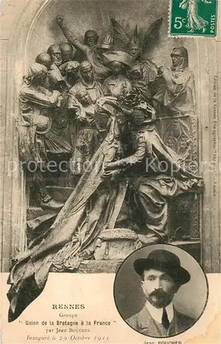 AK / Ansichtskarte Rennes_Ille et Vilaine Portrait Jean Boucher 