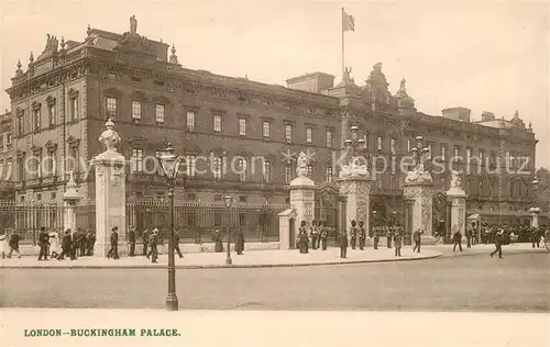 AK / Ansichtskarte London Buckingham Palace London