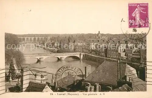 AK / Ansichtskarte Laval_Mayenne Br?ckenpartie Laval Mayenne