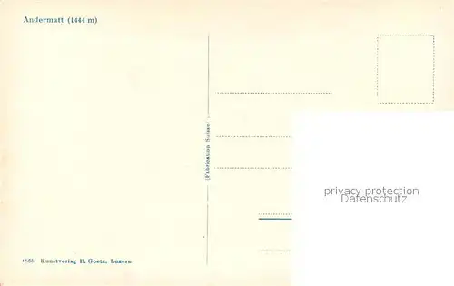 AK / Ansichtskarte Andermatt  Andermatt