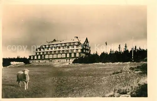 AK / Ansichtskarte Krkonose Sokolska bouda na Cerne Hore Krkonose