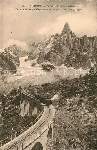 AK / Ansichtskarte Chamonix Mont Blanc Chemin de fer du Montenvers  Chamonix