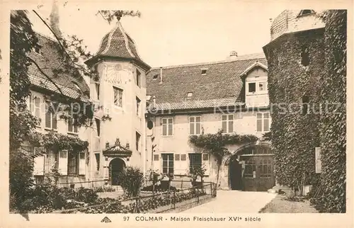AK / Ansichtskarte Colmar_Haut_Rhin_Elsass Maison Fleischauer Colmar_Haut_Rhin_Elsass