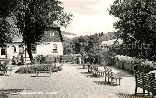 AK / Ansichtskarte Schirgiswalde Kurpark Schirgiswalde