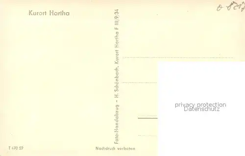 AK / Ansichtskarte Hartha_Tharandt Panorama Hartha Tharandt