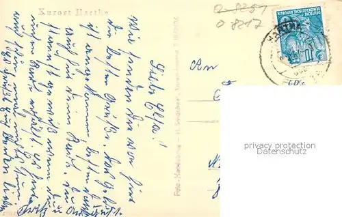 AK / Ansichtskarte Hartha_Tharandt Kurplatz Hartha Tharandt