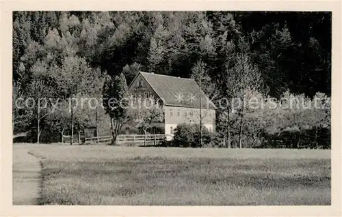 AK / Ansichtskarte Bad_Schandau Buttermilchmuehle im Sebnitztal Bad_Schandau