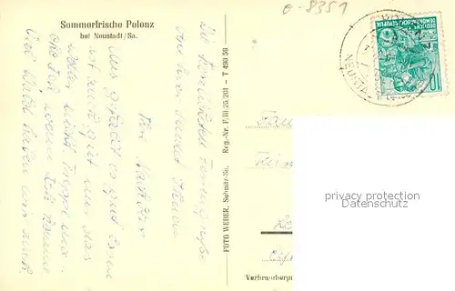 AK / Ansichtskarte Polenz_Neustadt Panorama Polenz_Neustadt