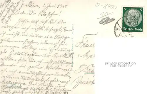 AK / Ansichtskarte Riesa_Sachsen Freitreppe Riesa Sachsen