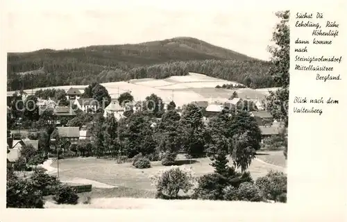 AK / Ansichtskarte Steinigtwolmsdorf mit Valtenberg Steinigtwolmsdorf