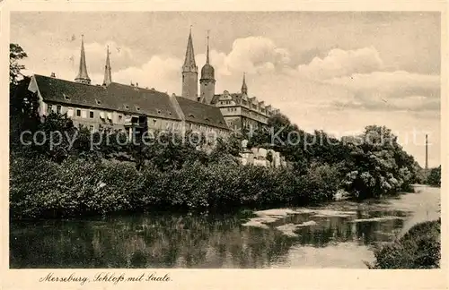AK / Ansichtskarte Merseburg_Saale Schloss Merseburg_Saale