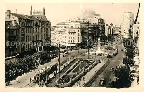 AK / Ansichtskarte Strassenbahn Belgrad Innerer Markt  