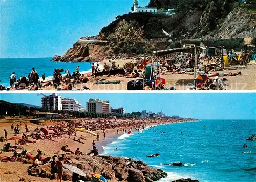 AK / Ansichtskarte Calella_de_Mar Strand Kueste Calella_de_Mar