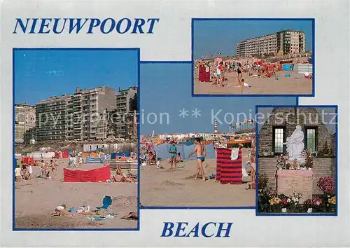 AK / Ansichtskarte Nieuwpoort_West Vlaanderen Hotels Beach Nieuwpoort
