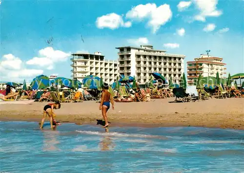 AK / Ansichtskarte Lido_di_Bibione Sulla spiaggia Strand Hotels Lido_di_Bibione