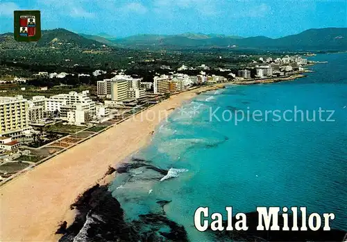 AK / Ansichtskarte Cala_Millor_Mallorca Fliegeraufnahme Cala_Millor_Mallorca