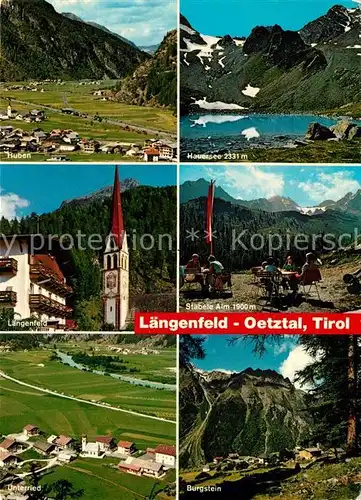AK / Ansichtskarte Laengenfeld_Oetztal und Umgebung Landschaftspanorama oetztal Alm Bergsee oetztaler Alpen Laengenfeld Oetztal