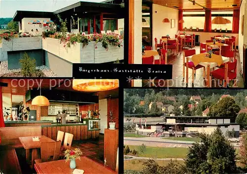 AK / Ansichtskarte Traisa_Darmstadt Buergerhaus Gaststaette Restaurant Traisa_Darmstadt