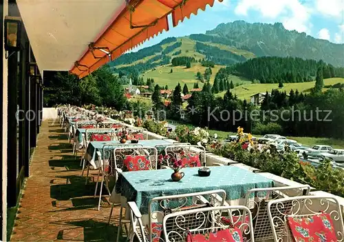 AK / Ansichtskarte Jungholz_Tirol Kur  und Sporthotel Terrasse Alpenblick Jungholz Tirol