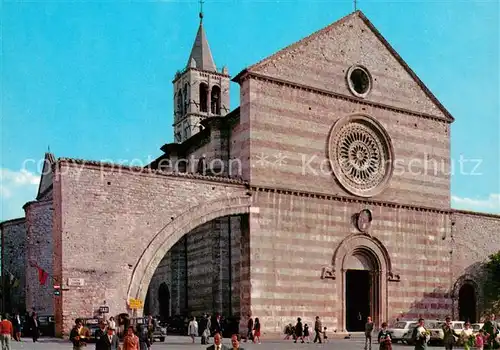 AK / Ansichtskarte Assisi_Umbria Chiesa di Santa Chiara Kirche Assisi Umbria