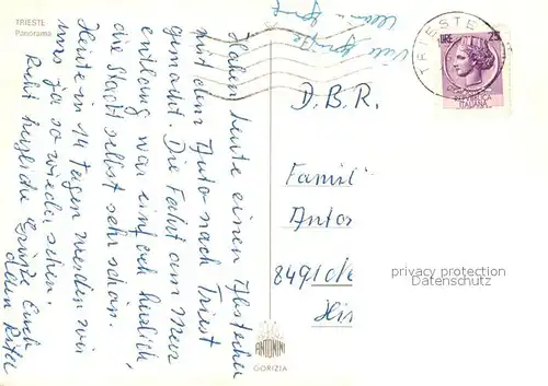 AK / Ansichtskarte Trieste Kuestenpanorama Trieste