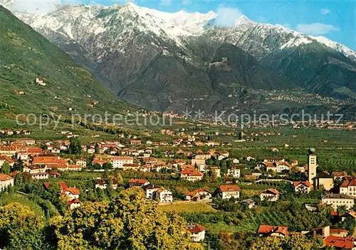 AK / Ansichtskarte Lana_Meran Panorama Alpen Lana_Meran