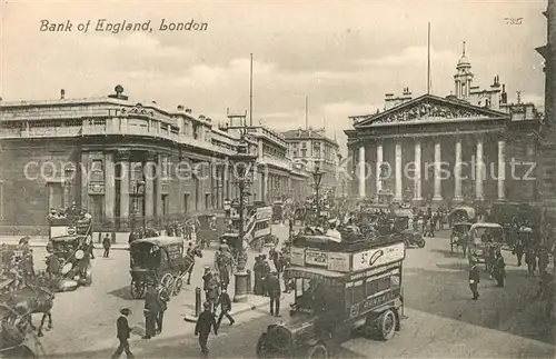 AK / Ansichtskarte London Bank of England London