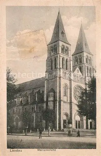AK / Ansichtskarte Landau_Pfalz Marienkirche Landau Pfalz
