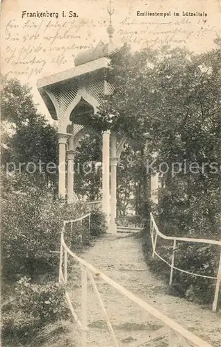 AK / Ansichtskarte Frankenberg_Sachsen Emilientempel im L?tzeltale Frankenberg Sachsen