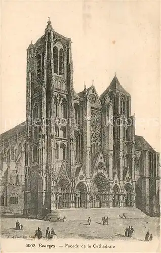 AK / Ansichtskarte Bourges Cathedrale Bourges