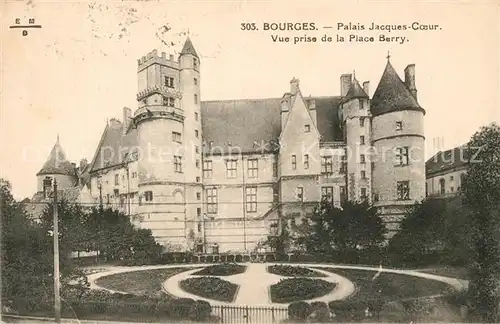 AK / Ansichtskarte Bourges Palais Jacques Coeur Bourges