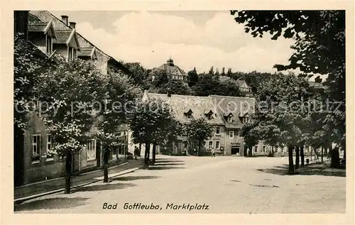 AK / Ansichtskarte Bad_Gottleuba Berggiesshuebel Marktplatz Bad